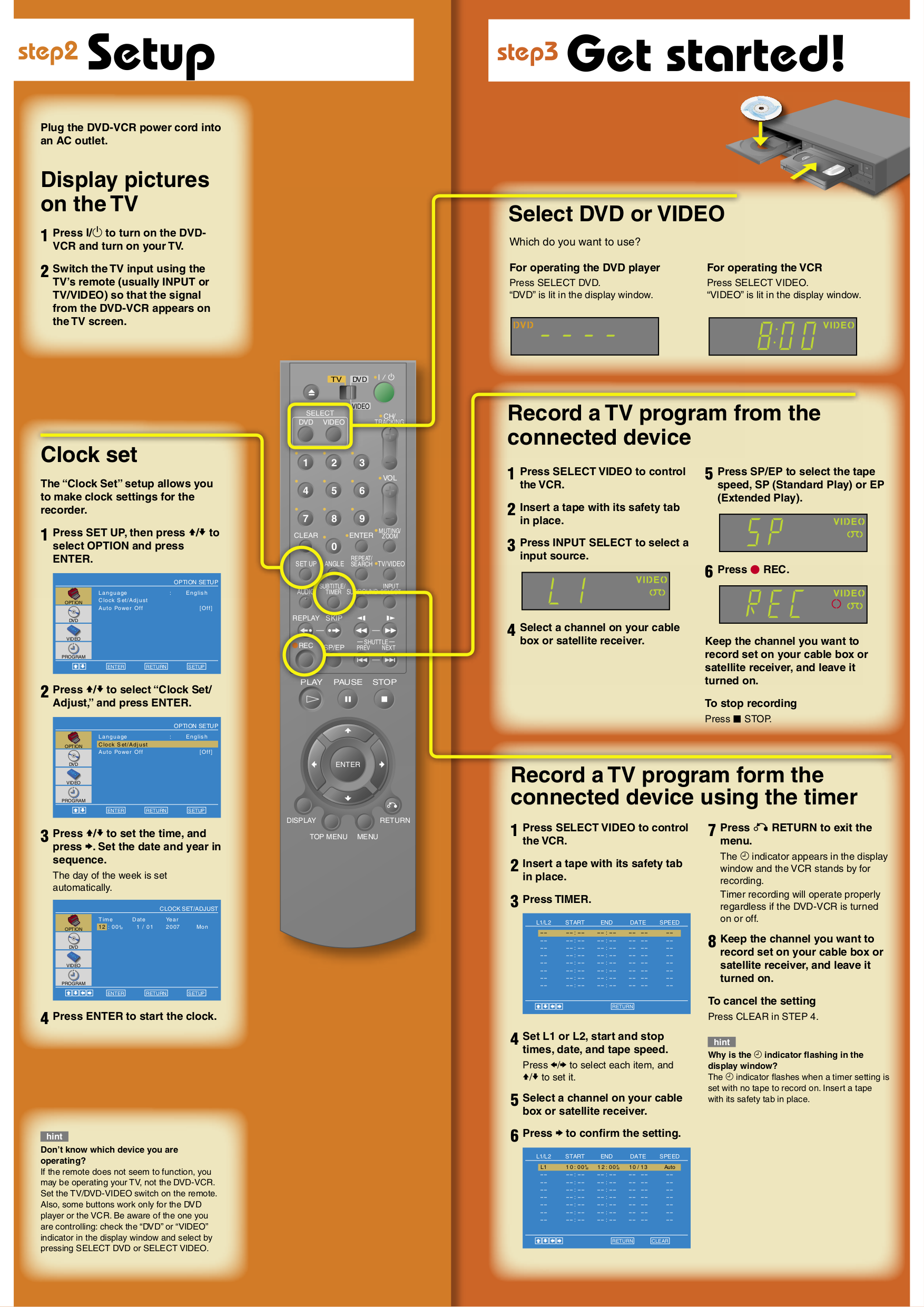 PDF manual for Sony DVD Players SLV-D380P